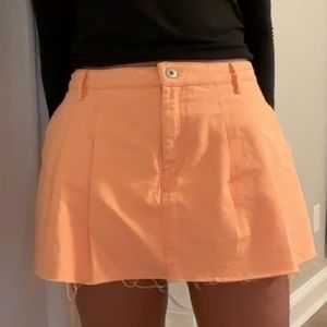 Women’s neon orange skort